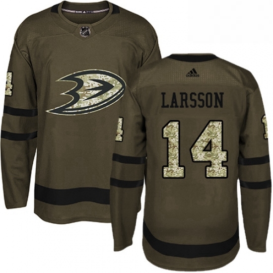 Mens Adidas Anaheim Ducks 14 Jacob Larsson Authentic Green Salute to Service NHL Jersey Mens Adidas Anaheim Ducks 14 Jacob Larsson Authentic Green Salute to Service NHL Jersey