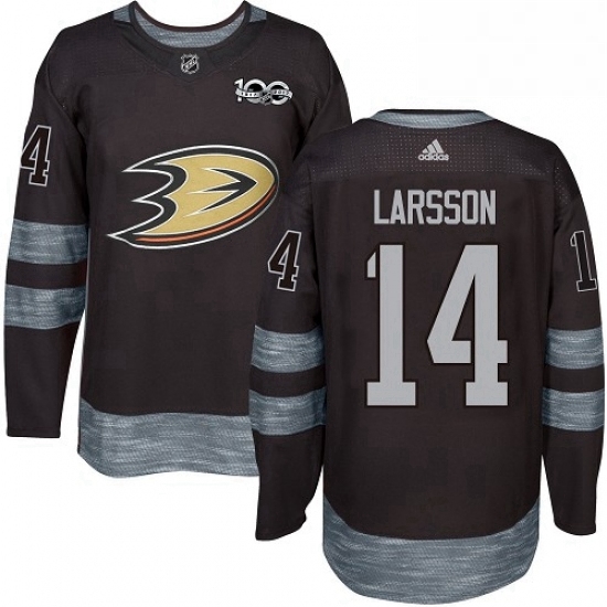 Mens Adidas Anaheim Ducks 14 Jacob Larsson Premier Black 1917 2017 100th Anniversary NHL Jersey Mens Adidas Anaheim Ducks 14 Jacob Larsson Premier Black 1917 2017 100th Anniversary NHL Jersey