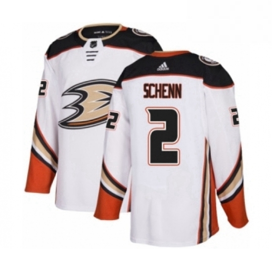 Mens Adidas Anaheim Ducks 2 Luke Schenn Authentic White Away NHL Jersey Mens Adidas Anaheim Ducks 2 Luke Schenn Authentic White Away NHL Jersey
