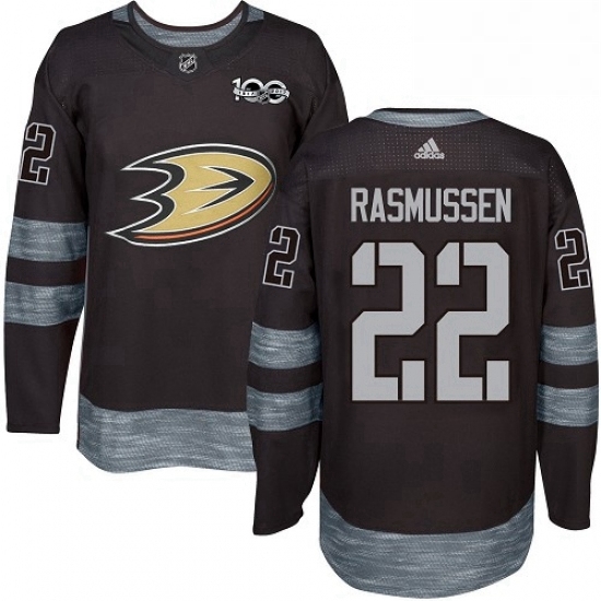 Mens Adidas Anaheim Ducks 22 Dennis Rasmussen Premier Black 1917 2017 100th Anniversary NHL Jersey Mens Adidas Anaheim Ducks 22 Dennis Rasmussen Premier Black 1917 2017 100th Anniversary NHL Jersey