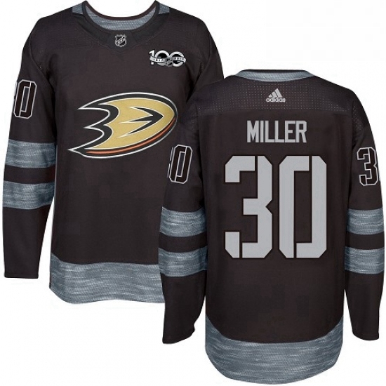 Mens Adidas Anaheim Ducks 30 Ryan Miller Premier Black 1917 2017 100th Anniversary NHL Jersey Mens Adidas Anaheim Ducks 30 Ryan Miller Premier Black 1917 2017 100th Anniversary NHL Jersey