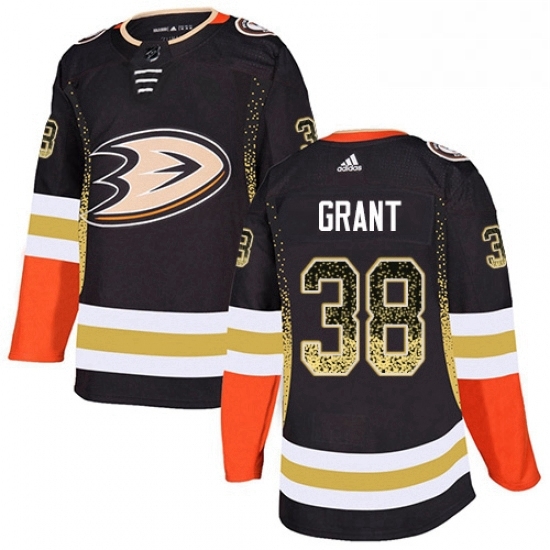 Mens Adidas Anaheim Ducks 38 Derek Grant Authentic Black Drift Fashion NHL Jersey Mens Adidas Anaheim Ducks 38 Derek Grant Authentic Black Drift Fashion NHL Jersey