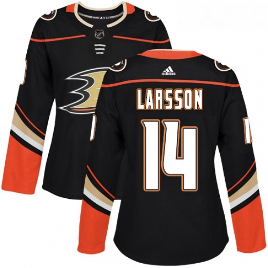 Womens Adidas Anaheim Ducks 14 Jacob Larsson Premier Black Home NHL Jersey Womens Adidas Anaheim Ducks 14 Jacob Larsson Premier Black Home NHL Jersey