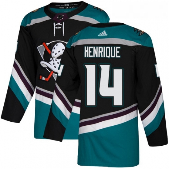 Youth Adidas Anaheim Ducks 14 Adam Henrique Authentic Black Teal Third NHL Jersey Youth Adidas Anaheim Ducks 14 Adam Henrique Authentic Black Teal Third NHL Jersey