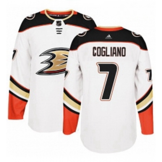 Youth Adidas Anaheim Ducks 7 Andrew Cogliano Authentic White Away NHL Jersey Youth Adidas Anaheim Ducks 7 Andrew Cogliano Authentic White Away NHL Jersey