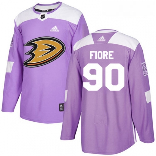Youth Adidas Anaheim Ducks 90 Giovanni Fiore Authentic Purple Fights Cancer Practice NHL Jersey Youth Adidas Anaheim Ducks 90 Giovanni Fiore Authentic Purple Fights Cancer Practice NHL Jersey