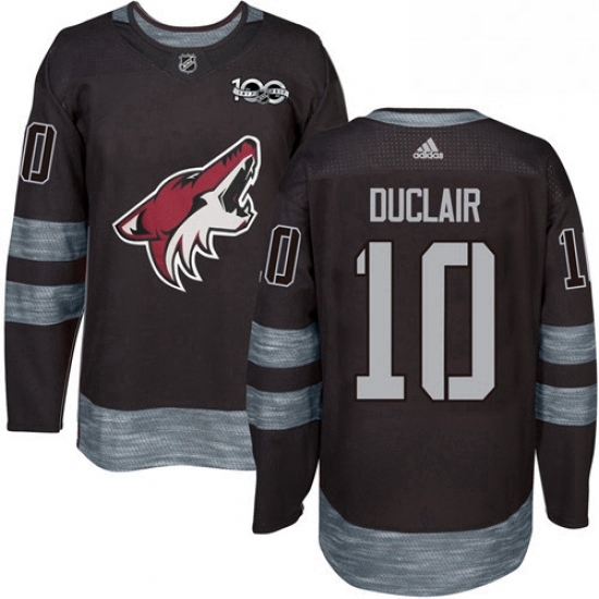 Mens Adidas Arizona Coyotes 10 Anthony Duclair Authentic Black 1917 2017 100th Anniversary NHL Jersey Mens Adidas Arizona Coyotes 10 Anthony Duclair Authentic Black 1917 2017 100th Anniversary NHL Jersey