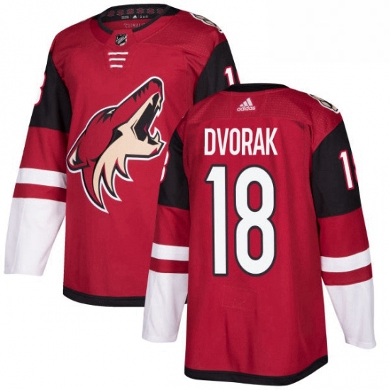 Mens Adidas Arizona Coyotes 18 Christian Dvorak Authentic Burgundy Red Home NHL Jersey Mens Adidas Arizona Coyotes 18 Christian Dvorak Authentic Burgundy Red Home NHL Jersey