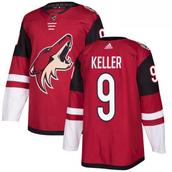 Mens Adidas Arizona Coyotes 9 Clayton Keller Authentic Burgundy Red Home NHL Jersey Mens Adidas Arizona Coyotes 9 Clayton Keller Authentic Burgundy Red Home NHL Jersey