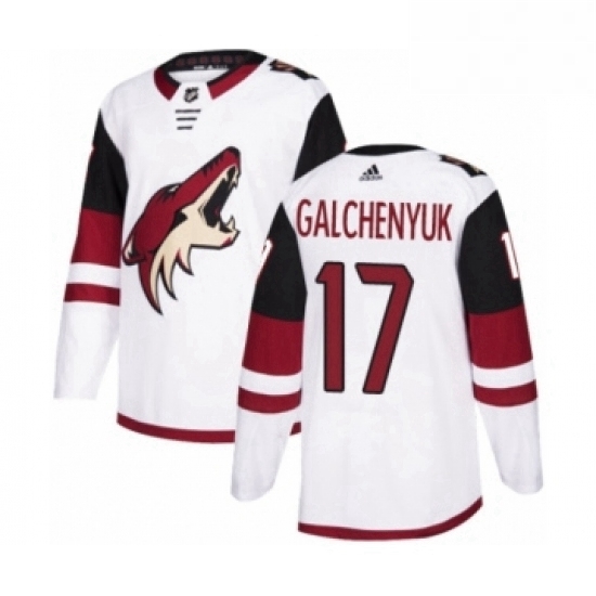 Youth Adidas Arizona Coyotes 17 Alex Galchenyuk Authentic White Away NHL Jersey Youth Adidas Arizona Coyotes 17 Alex Galchenyuk Authentic White Away NHL Jersey