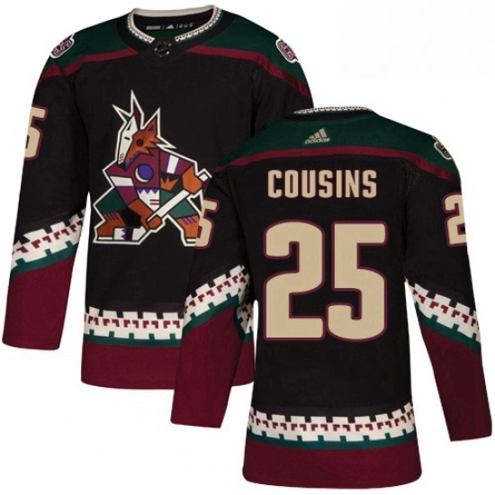 Youth Adidas Arizona Coyotes 25 Nick Cousins Premier Black Alternate NHL Jersey Youth Adidas Arizona Coyotes 25 Nick Cousins Premier Black Alternate NHL Jersey