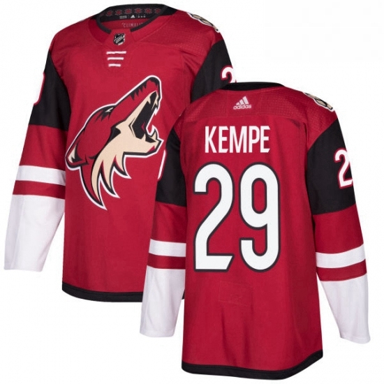 Youth Adidas Arizona Coyotes 29 Mario Kempe Authentic Burgundy Red Home NHL Jersey Youth Adidas Arizona Coyotes 29 Mario Kempe Authentic Burgundy Red Home NHL Jersey