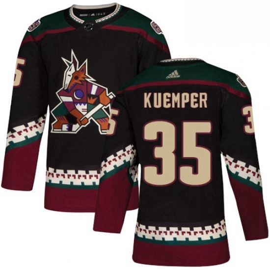 Youth Adidas Arizona Coyotes 35 Darcy Kuemper Premier Black Alternate NHL Jersey Youth Adidas Arizona Coyotes 35 Darcy Kuemper Premier Black Alternate NHL Jersey