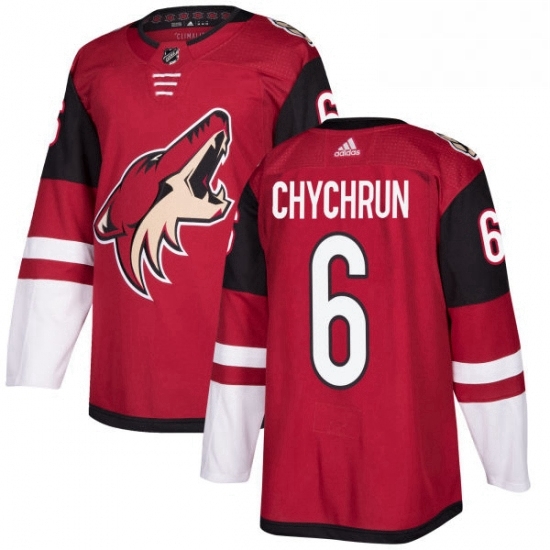 Youth Adidas Arizona Coyotes 6 Jakob Chychrun Premier Burgundy Red Home NHL Jersey Youth Adidas Arizona Coyotes 6 Jakob Chychrun Premier Burgundy Red Home NHL Jersey