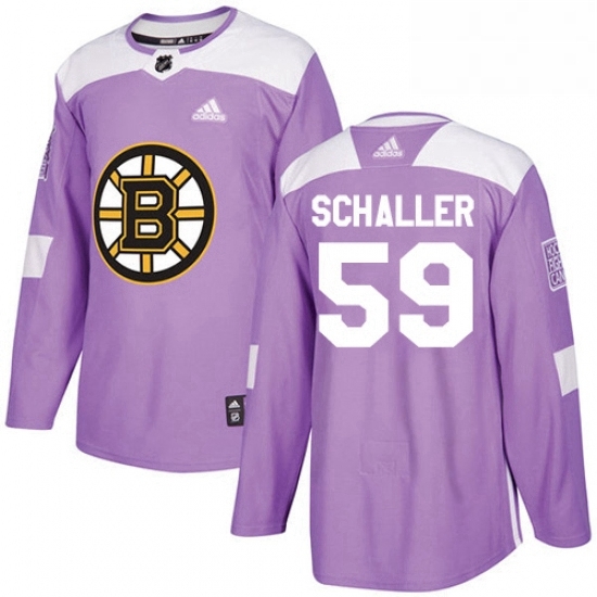 Mens Adidas Boston Bruins 59 Tim Schaller Authentic Purple Fights Cancer Practice NHL Jersey Mens Adidas Boston Bruins 59 Tim Schaller Authentic Purple Fights Cancer Practice NHL Jersey