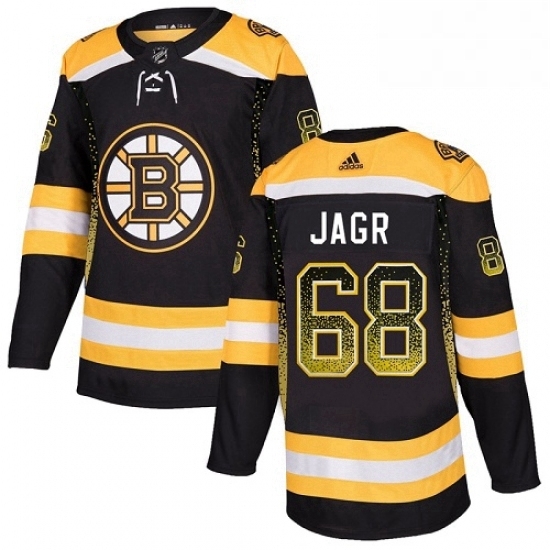 Mens Adidas Boston Bruins 68 Jaromir Jagr Authentic Black Drift Fashion NHL Jersey Mens Adidas Boston Bruins 68 Jaromir Jagr Authentic Black Drift Fashion NHL Jersey