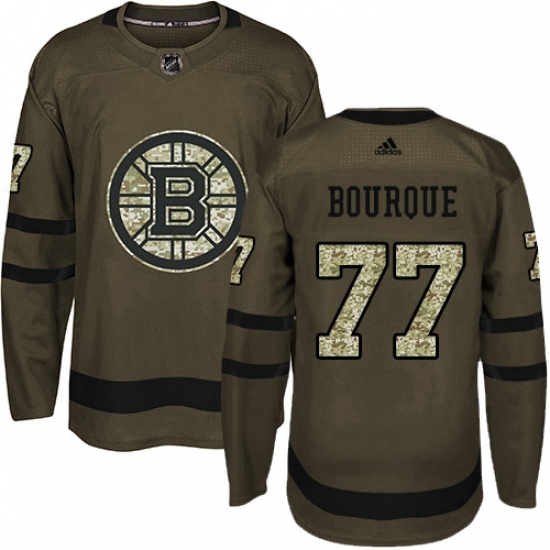 Mens Adidas Boston Bruins 77 Ray Bourque Premier Green Salute to Service NHL Jersey Mens Adidas Boston Bruins 77 Ray Bourque Premier Green Salute to Service NHL Jersey