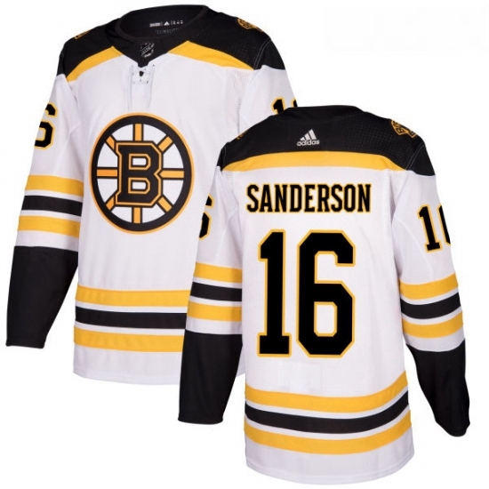 Womens Adidas Boston Bruins 16 Derek Sanderson Authentic White Away NHL Jersey Womens Adidas Boston Bruins 16 Derek Sanderson Authentic White Away NHL Jersey