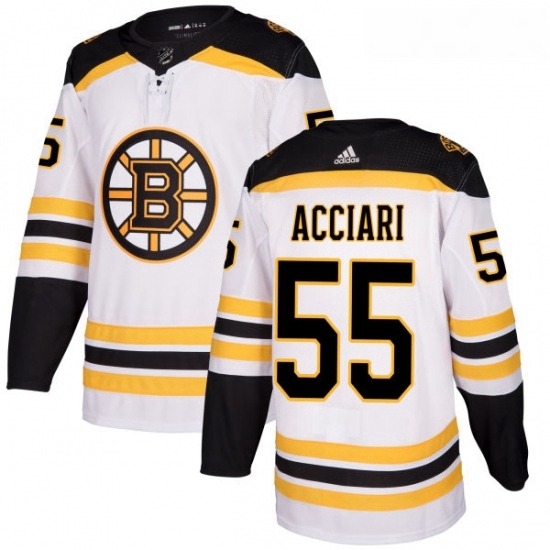 Womens Adidas Boston Bruins 55 Noel Acciari Authentic White Away NHL Jersey Womens Adidas Boston Bruins 55 Noel Acciari Authentic White Away NHL Jersey