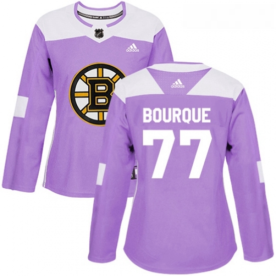 Womens Adidas Boston Bruins 77 Ray Bourque Authentic Purple Fights Cancer Practice NHL Jersey Womens Adidas Boston Bruins 77 Ray Bourque Authentic Purple Fights Cancer Practice NHL Jersey