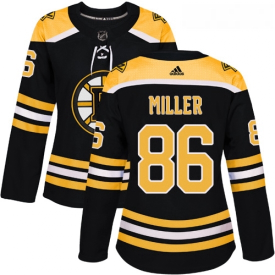 Womens Adidas Boston Bruins 86 Kevan Miller Authentic Black Home NHL Jersey Womens Adidas Boston Bruins 86 Kevan Miller Authentic Black Home NHL Jersey