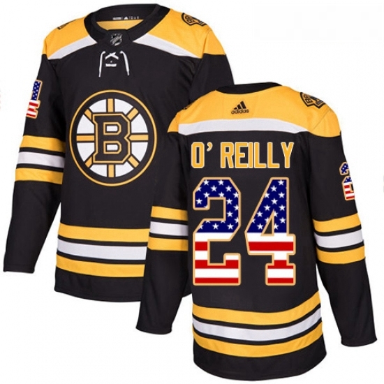 Youth Adidas Boston Bruins 24 Terry OReilly Authentic Black USA Flag Fashion NHL Jersey Youth Adidas Boston Bruins 24 Terry OReilly Authentic Black USA Flag Fashion NHL Jersey