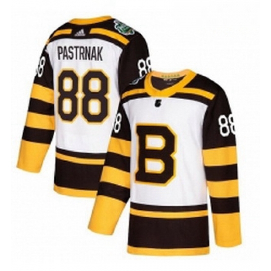 Youth Adidas Boston Bruins 88 David Pastrnak Authentic White 2019 Winter Classic NHL Jersey Youth Adidas Boston Bruins 88 David Pastrnak Authentic White 2019 Winter Classic NHL Jersey