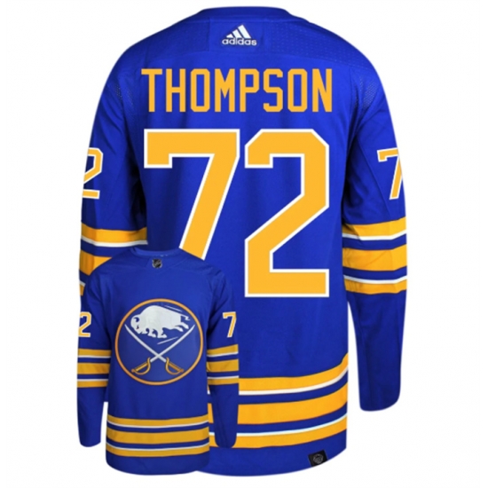 Men Buffalo Sabres 72 Tage Thompson Blue Stitched Jersey Men Buffalo Sabres 72 Tage Thompson Blue Stitched Jersey