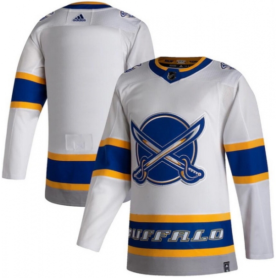 Men Buffalo Sabres Blank White 2020 21 Reverse Retro Adidas Jersey Men Buffalo Sabres Blank White 2020 21 Reverse Retro Adidas Jersey