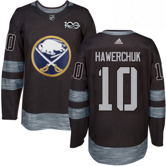 Mens Adidas Buffalo Sabres 10 Dale Hawerchuk Premier Black 1917 2017 100th Anniversary NHL Jersey Mens Adidas Buffalo Sabres 10 Dale Hawerchuk Premier Black 1917 2017 100th Anniversary NHL Jersey