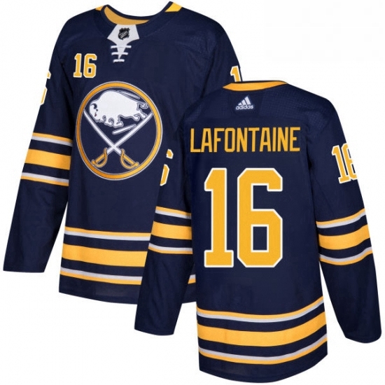 Mens Adidas Buffalo Sabres 16 Pat Lafontaine Premier Navy Blue Home NHL Jersey Mens Adidas Buffalo Sabres 16 Pat Lafontaine Premier Navy Blue Home NHL Jersey