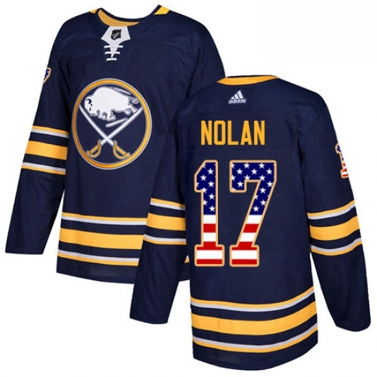 Mens Adidas Buffalo Sabres 17 Jordan Nolan Authentic Navy Blue USA Flag Fashion NHL Jersey Mens Adidas Buffalo Sabres 17 Jordan Nolan Authentic Navy Blue USA Flag Fashion NHL Jersey