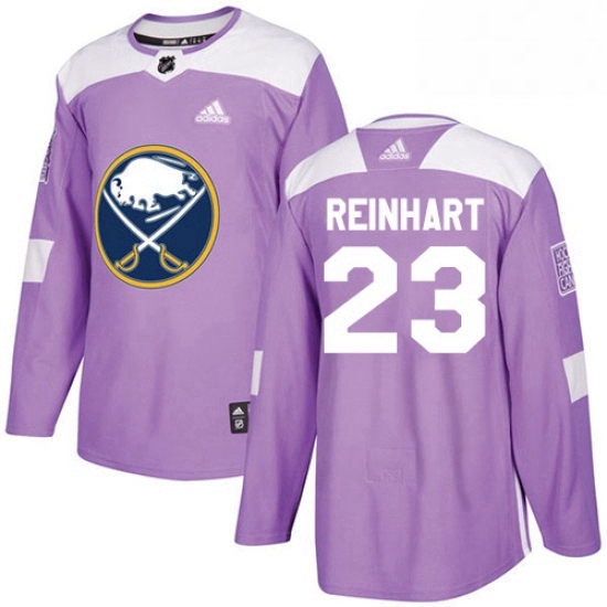 Mens Adidas Buffalo Sabres 23 Sam Reinhart Authentic Purple Fights Cancer Practice NHL Jersey Mens Adidas Buffalo Sabres 23 Sam Reinhart Authentic Purple Fights Cancer Practice NHL Jersey