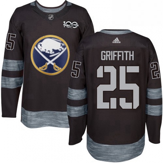 Mens Adidas Buffalo Sabres 25 Seth Griffith Premier Black 1917 2017 100th Anniversary NHL Jersey Mens Adidas Buffalo Sabres 25 Seth Griffith Premier Black 1917 2017 100th Anniversary NHL Jersey