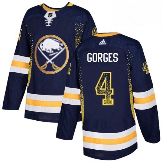 Mens Adidas Buffalo Sabres 4 Josh Gorges Authentic Navy Blue Drift Fashion NHL Jersey Mens Adidas Buffalo Sabres 4 Josh Gorges Authentic Navy Blue Drift Fashion NHL Jersey