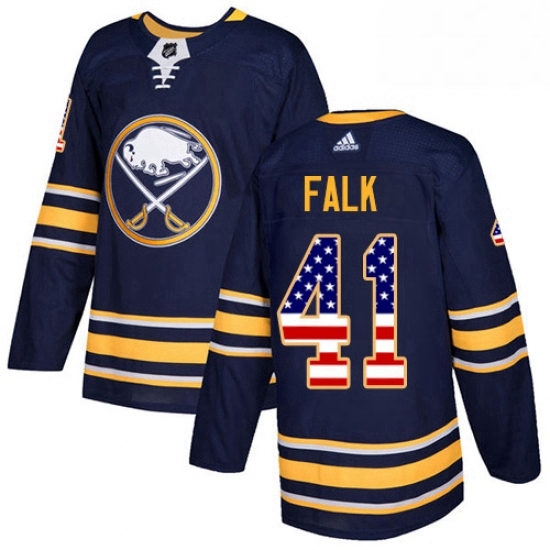 Mens Adidas Buffalo Sabres 41 Justin Falk Authentic Navy Blue USA Flag Fashion NHL Jersey Mens Adidas Buffalo Sabres 41 Justin Falk Authentic Navy Blue USA Flag Fashion NHL Jersey