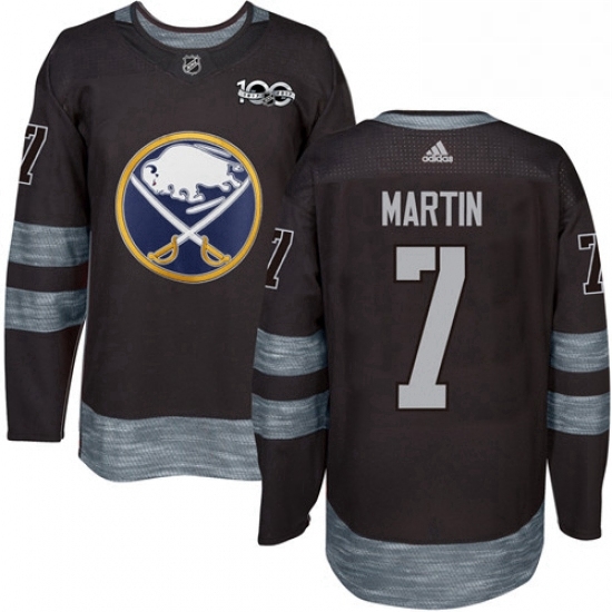 Mens Adidas Buffalo Sabres 7 Rick Martin Premier Black 1917 2017 100th Anniversary NHL Jersey Mens Adidas Buffalo Sabres 7 Rick Martin Premier Black 1917 2017 100th Anniversary NHL Jersey