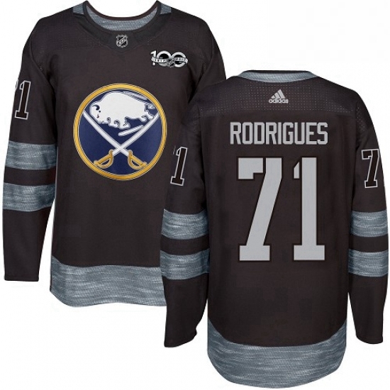 Mens Adidas Buffalo Sabres 71 Evan Rodrigues Premier Black 1917 2017 100th Anniversary NHL Jersey Mens Adidas Buffalo Sabres 71 Evan Rodrigues Premier Black 1917 2017 100th Anniversary NHL Jersey