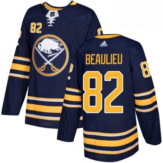 Mens Adidas Buffalo Sabres 82 Nathan Beaulieu Authentic Navy Blue Home NHL Jersey Mens Adidas Buffalo Sabres 82 Nathan Beaulieu Authentic Navy Blue Home NHL Jersey