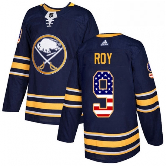 Mens Adidas Buffalo Sabres 9 Derek Roy Authentic Navy Blue USA Flag Fashion NHL Jersey Mens Adidas Buffalo Sabres 9 Derek Roy Authentic Navy Blue USA Flag Fashion NHL Jersey