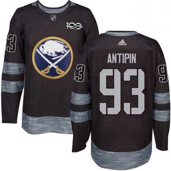 Mens Adidas Buffalo Sabres 93 Victor Antipin Authentic Black 1917 2017 100th Anniversary NHL Jersey Mens Adidas Buffalo Sabres 93 Victor Antipin Authentic Black 1917 2017 100th Anniversary NHL Jersey
