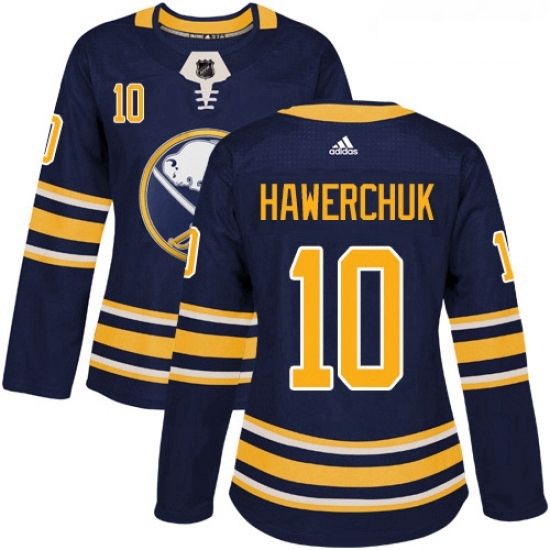 Womens Adidas Buffalo Sabres 10 Dale Hawerchuk Premier Navy Blue Home NHL Jersey Womens Adidas Buffalo Sabres 10 Dale Hawerchuk Premier Navy Blue Home NHL Jersey