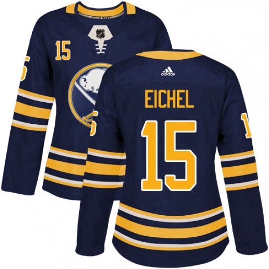 Womens Adidas Buffalo Sabres 15 Jack Eichel Authentic Navy Blue Home NHL Jersey Womens Adidas Buffalo Sabres 15 Jack Eichel Authentic Navy Blue Home NHL Jersey