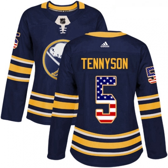 Womens Adidas Buffalo Sabres 5 Matt Tennyson Authentic Navy Blue USA Flag Fashion NHL Jersey Womens Adidas Buffalo Sabres 5 Matt Tennyson Authentic Navy Blue USA Flag Fashion NHL Jersey