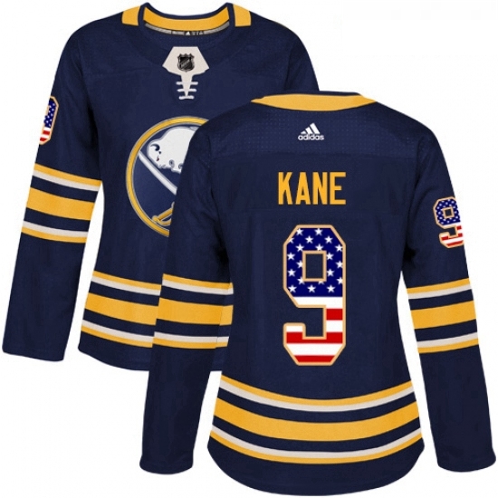 Womens Adidas Buffalo Sabres 9 Evander Kane Authentic Navy Blue USA Flag Fashion NHL Jersey Womens Adidas Buffalo Sabres 9 Evander Kane Authentic Navy Blue USA Flag Fashion NHL Jersey