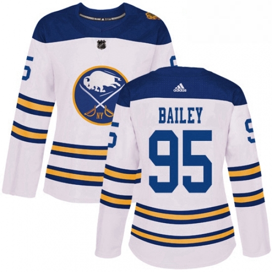 Womens Adidas Buffalo Sabres 95 Justin Bailey Authentic White 2018 Winter Classic NHL Jersey Womens Adidas Buffalo Sabres 95 Justin Bailey Authentic White 2018 Winter Classic NHL Jersey
