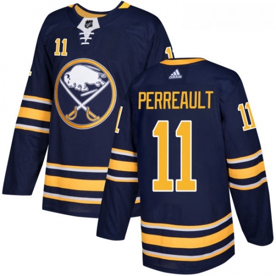 Youth Adidas Buffalo Sabres 11 Gilbert Perreault Premier Navy Blue Home NHL Jersey Youth Adidas Buffalo Sabres 11 Gilbert Perreault Premier Navy Blue Home NHL Jersey