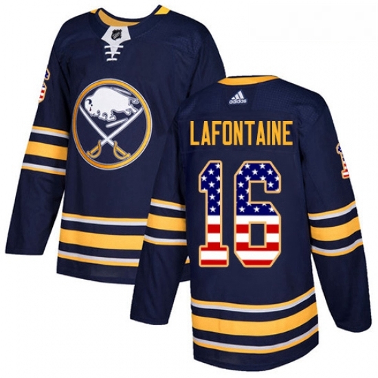 Youth Adidas Buffalo Sabres 16 Pat Lafontaine Authentic Navy Blue USA Flag Fashion NHL Jersey Youth Adidas Buffalo Sabres 16 Pat Lafontaine Authentic Navy Blue USA Flag Fashion NHL Jersey