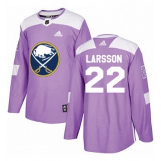Youth Adidas Buffalo Sabres 22 Johan Larsson Authentic Purple Fights Cancer Practice NHL Jersey Youth Adidas Buffalo Sabres 22 Johan Larsson Authentic Purple Fights Cancer Practice NHL Jersey