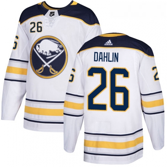 Youth Adidas Buffalo Sabres 26 Rasmus Dahlin Authentic White Away NHL Jersey Youth Adidas Buffalo Sabres 26 Rasmus Dahlin Authentic White Away NHL Jersey